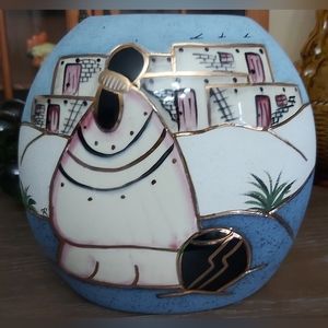 B.J Gore signed southwestern vase